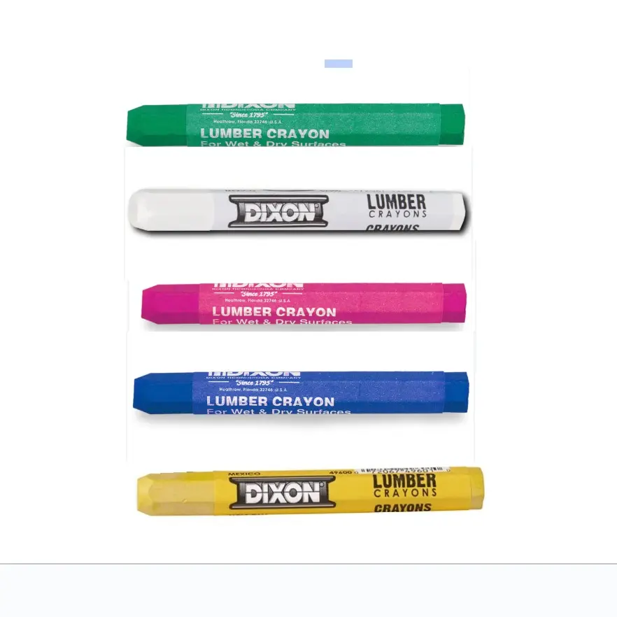 Dixon 12CT Lumber Crayons - Odorless & Tough Dixon 12CT Lumber Crayons - Odorless & Tough