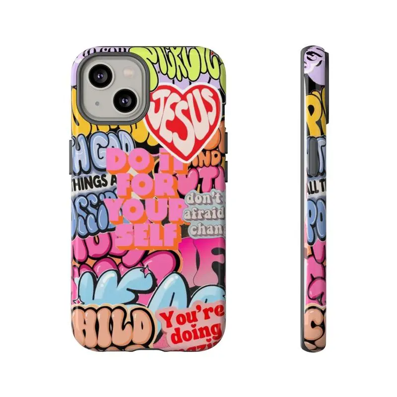 Christian Phone Case, collage tough phone case, gift for her for him,phone Case Suitable for Iphone 11/12/13/14/15/16/17 Pro Promax Plus Air