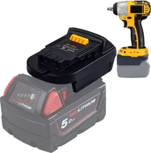 "Transform M18 Batteries to Dewalt 20V Effortlessly with MIL18DL Adapter - Ultimate Compatibility, Solid Protection, & Versatile. Enjoy Top-notch Support!" lithium battery