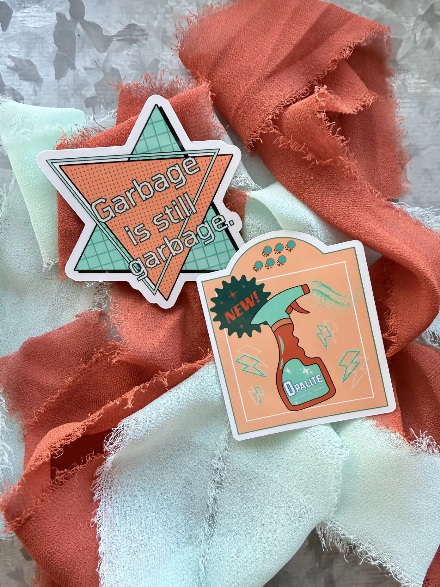 Opalite waterproof Stickers-choose one or bundle to save