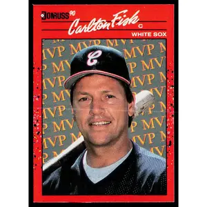 Carlton Fisk 1990 Donruss Bonus MVP's #BC-19 Chicago White Sox