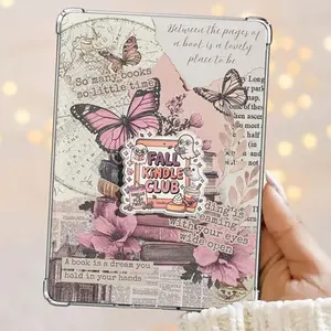 Fall Kindle Club Aesthetic Spooky Season Grip Magnetic Kindle Grip Book Lover Cute Kindle Accessories Phone Holder PopSocket Phone Grip Magnetic Pop Socket Phone Grip
