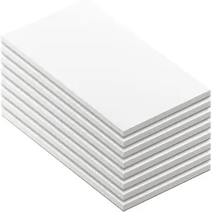 3" x 5" Blank Note Pads Small Scratch Memo Pads Easy to Peel 50 Sheets Per Pad Pack of 8 80gsm Paper with Cardboard Backing for Notes Taking and Task Allocation