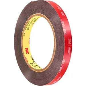 3M Genuine 1/2" (12mm) x 15 Ft VHB Double Sided Foam Adhesive Tape 5952 Grey Automotive Mounting Very High Bond Strong Industrial Grade (1/2" (w) x 15 ft)