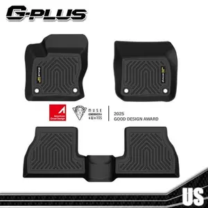 Fit For 2012-2018 Ford Focus TPE Floor Mats,All Weather Floor Mats Rubber Liners,Waterproof Anti-slip Durable Floor Mats,Car Accessories G-PLUS