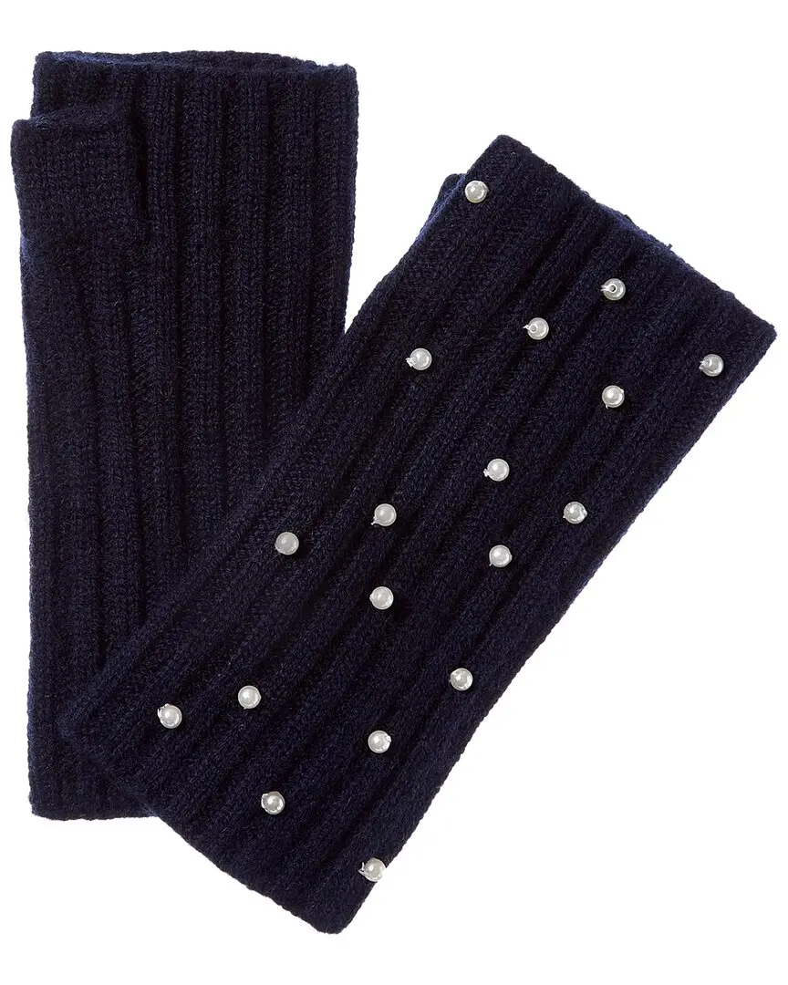 sofiacashmere 2X2 Rib Fingerless Cashmere Glove
