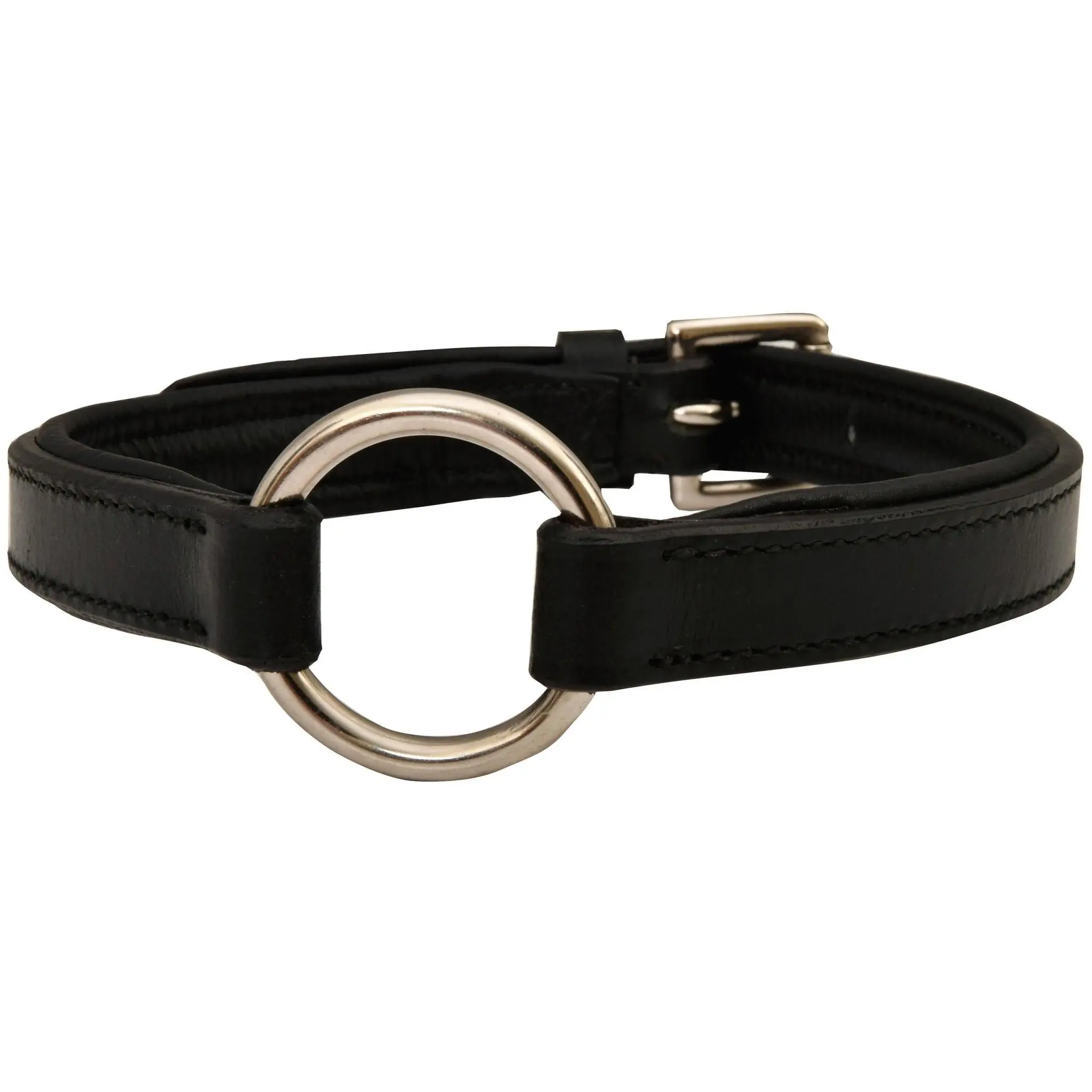 Jeffers Premium Padded Black Leather Dog Collars Jeffers Premium Padded Black Leather Dog Collars