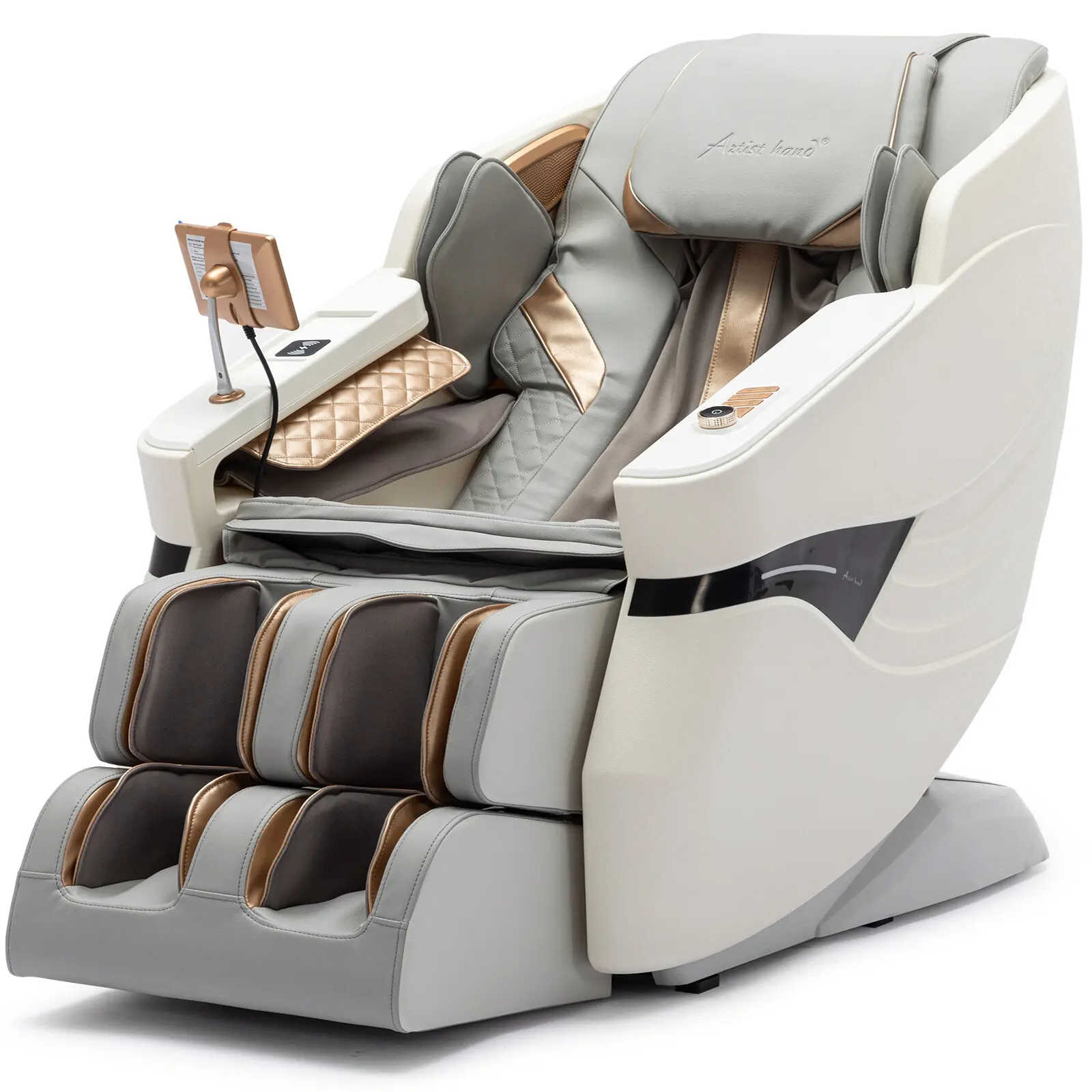 Massage Chair Full Body, Zero Gravity Massage Chair SL-Track Shiatsu Massage Recliner Chair with Bluetooth Speaker, Body Scan, Foot & Knee Rollers, Airbags Massage, AI Control, Heating