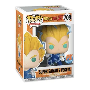 Pop! Super Saiyan 2 Vegeta PX Exclusive Vinyl Figure Dragon Ball Z Series 709 Collectible Toy