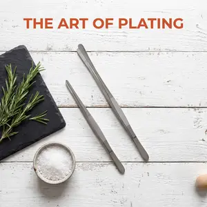 Stainless Steel Long Handle Kitchen Tweezers Multifunctional Food Gripper Cooking Plating Culinary Tongs Household Kitchen Utensils-MM1