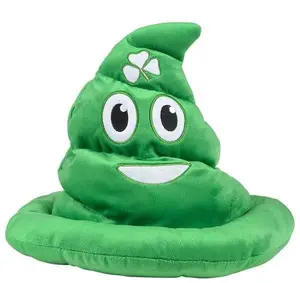 St. Patrick's Day Emoticon Poop Hat