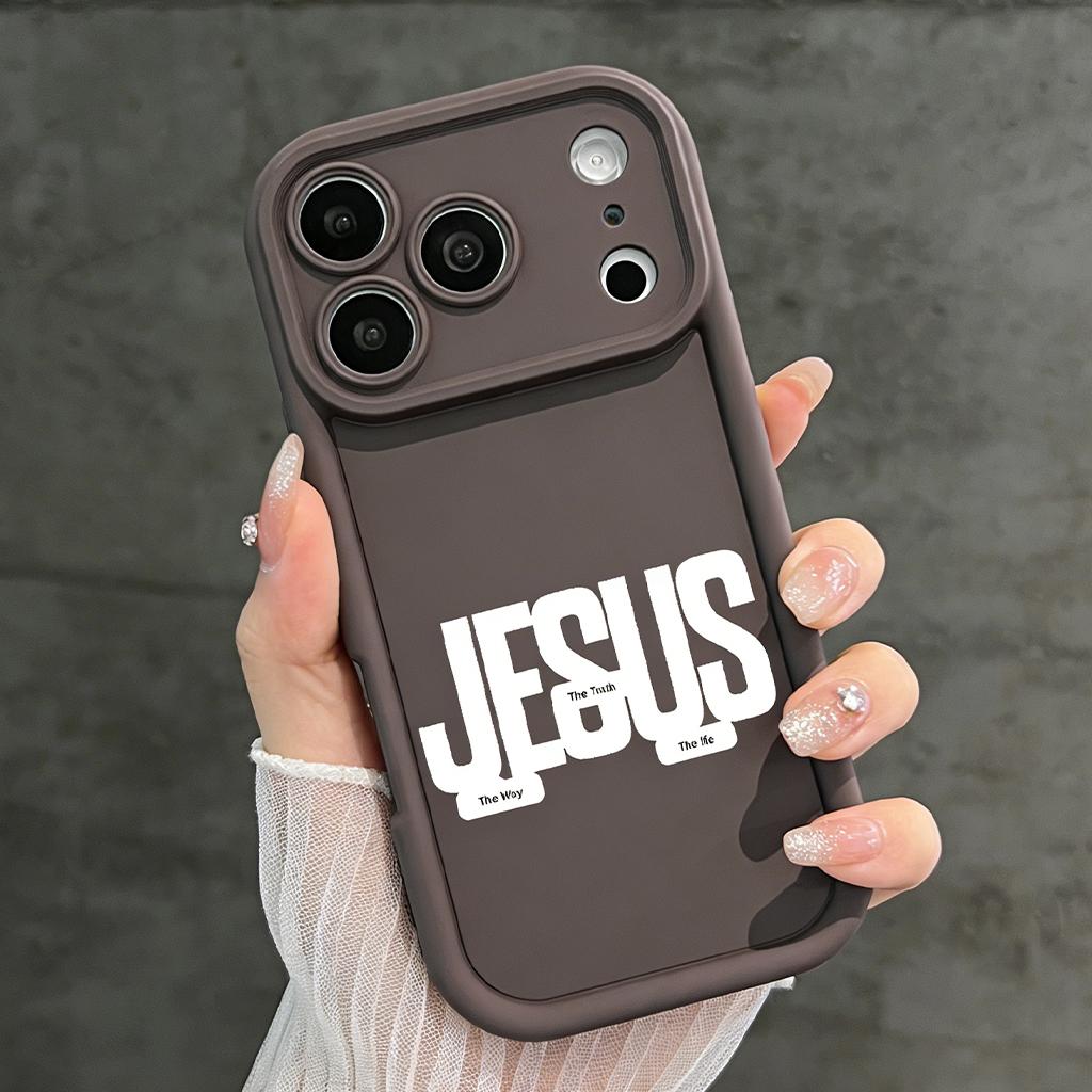 Jesus The Way The Truth The Life Phone Case for iPhone 11/12/13/14/15/16/17 Pro Max Plus & 17 Air, Christian Religious Shockproof Case TYJT260409021