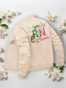 Nurse Theme Women's Fitted Long Sleeve Jacket Coats Casual Outerwear Womenswear with Zipper Closure, Pocket Design, Suitable for Outdoor Styles, Daily Wear & Layering