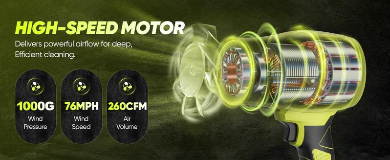 Souffleur SEESE Turbo Jet – utilisation polyvalente maison et jardin