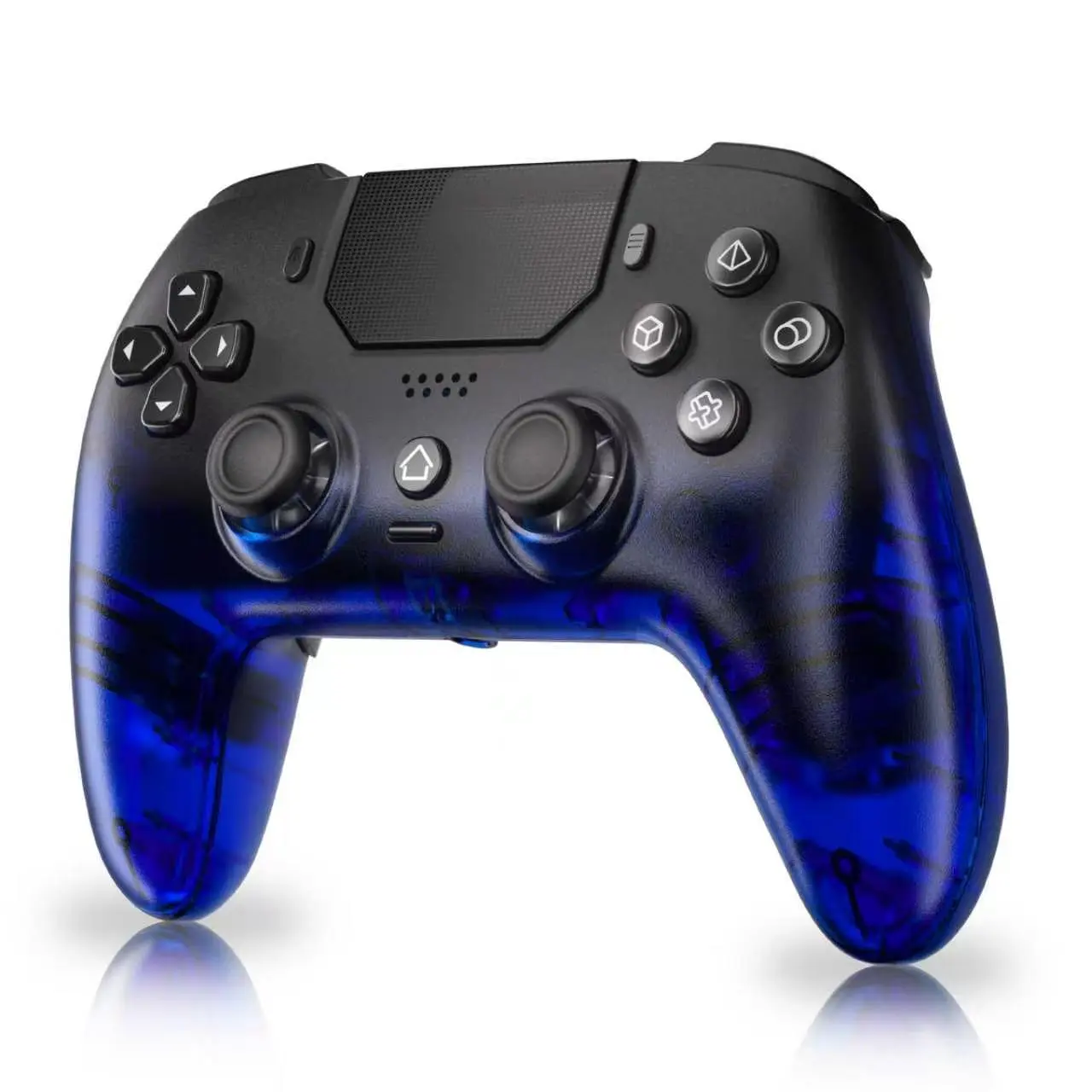 YUYIU Hall Effect Wireless Controller for PS5/PC - PS5 Accessories, Gamer Stuff, Programmable Macro Back Buttons, Turbo, 6-Axis Gyro, Touchpad, Dual Vibration Adds to Every Hit, Bluetooth 5.0, 3.5mm Audio & Mic, Wireless Gaming Controllers