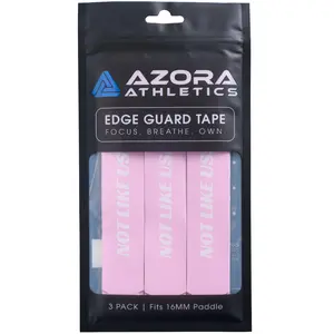 Pickleball Edge Guard Tape - “NOT LIKE US.” / 16mm - Pink / Azora Athletics