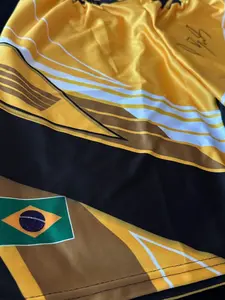 Signed Gilbert Burns MMA Shorts