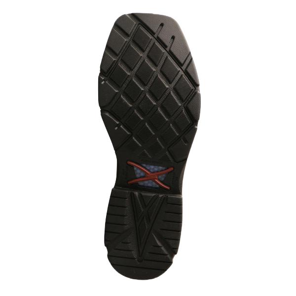 Twisted X® Men's Bomber & Bomber Brown Square Toe Work Boots MXB0009