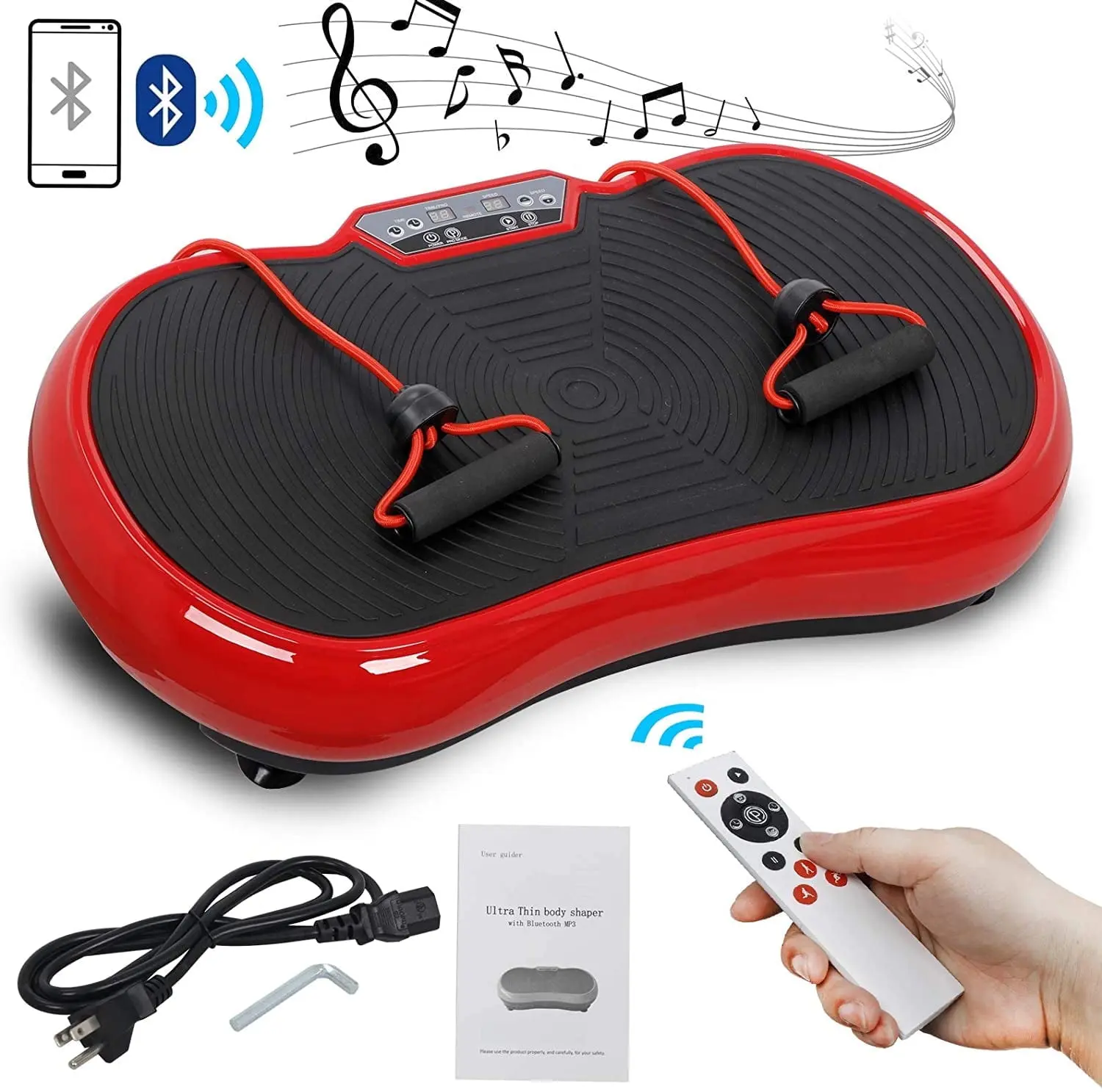 Segawe Vibration Plate Exercise Machine - Bluetooth Sync Enabled,  Adjustable Speed, Whole Body & Abs Workout Solution, Red Fitness Equipment,  Whole Body Workout - TikTok Shop