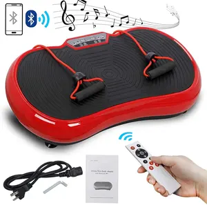 Segawe Vibration Plate Exercise Machine Bluetooth Adjustable Vibration Speed, Red