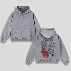 Anko Mitarashi – Naruto Hoodie Wash, Oversize Unisex Cotton, Double Printed Anime Graphic Tee, Streetwear Merch for Fans