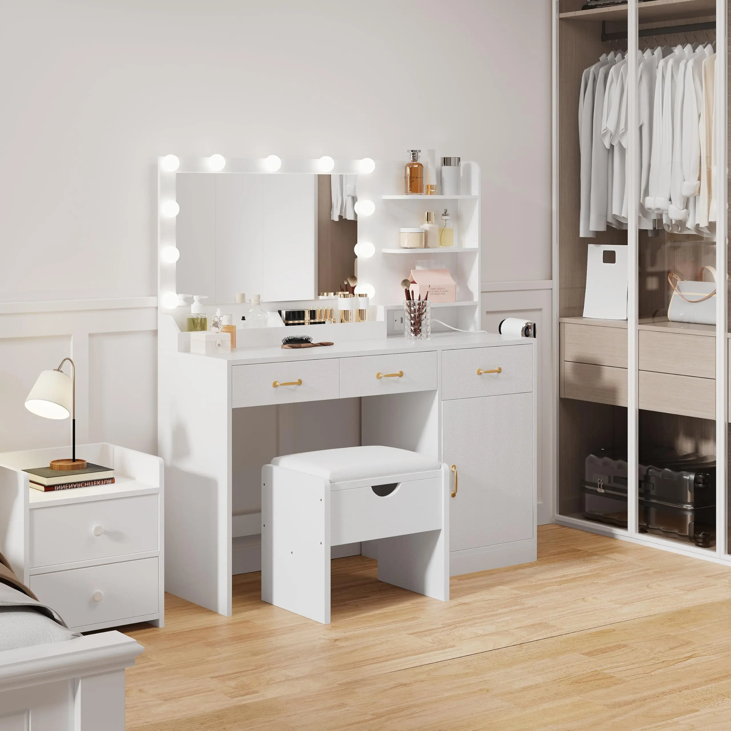 Garvee Vanity Desk Makeup Table