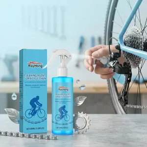 2-Pack Bicycle Chain Cleaner Spray, Oil Stain Remover, Rust Prevention, Bike Chain Cleaning Agent, Effective Maintenance Solution