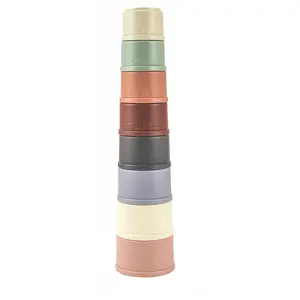 Fun Stack Cups Game, Educational Toy for Kids, Develops Hand-Eye Coordination, Stacking Cups Set, Interactive Learning Activity, Stacker