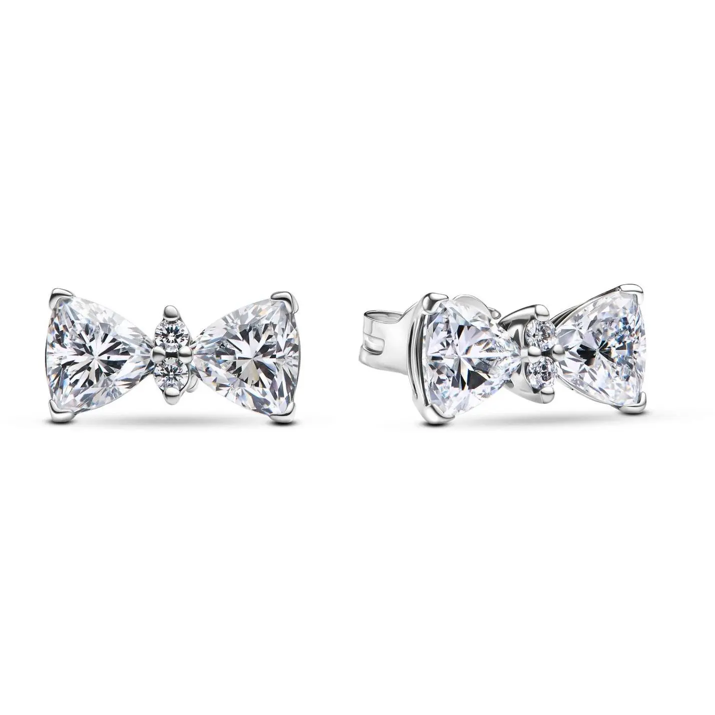 Pandora Timeless Sparkling Bow Stud Earrings 293506C01, No, Us Pandora Timeless Sparkling Bow Stud Earrings 293506C01, No, Us