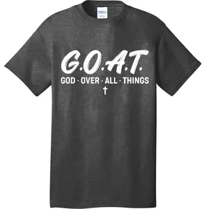 GOAT God Over All Things T-Shirt Menswear Top