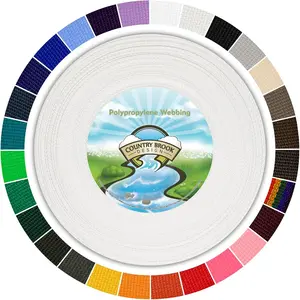 1 Inch Polypropylene Webbing 10/25/50 Yards 30+ Colors for Climbing Outdoors Crafting DIY Gear Repair