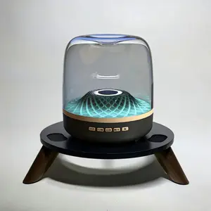 2026NEW Desktop Wireless Bluetooth Speaker(A free stand is included) with 360° HIFI Stereo Sound Subwoofers, RGB Colorful LED Lights, Ultra-long Battery Life, TWS Stereo, Machine Sound System for Outdoor Sports Travel, Audio Device, Birthday Party