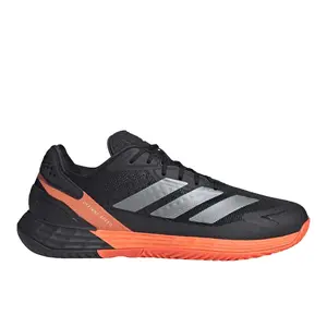 adidas Mens Defiant Speed 2 Tennis Sneakers Shoes - Black, Orange