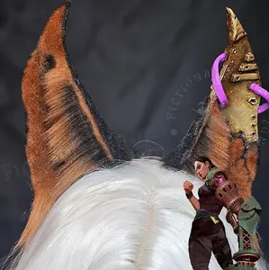 Sevika- 'Iron Fist of Zaun' Arcane Themed Doberman Ears