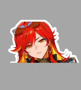 Mavuika Genshin Impact Anime Sticker Cute Aesthetic Vinyl Decal For Laptop Water Bottle Waterproof Natlan Pyro Archon Merch Fan Gift