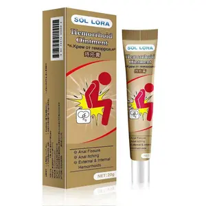 SOL LORA body care cream for men and women Hemorrhoids Cream Moisturizers Cosmetic，    relieves hemorrhoid pain, relieves itching, bleeding, mild gel, external use, pure natural ingredients, non irritating, suitable for men and women