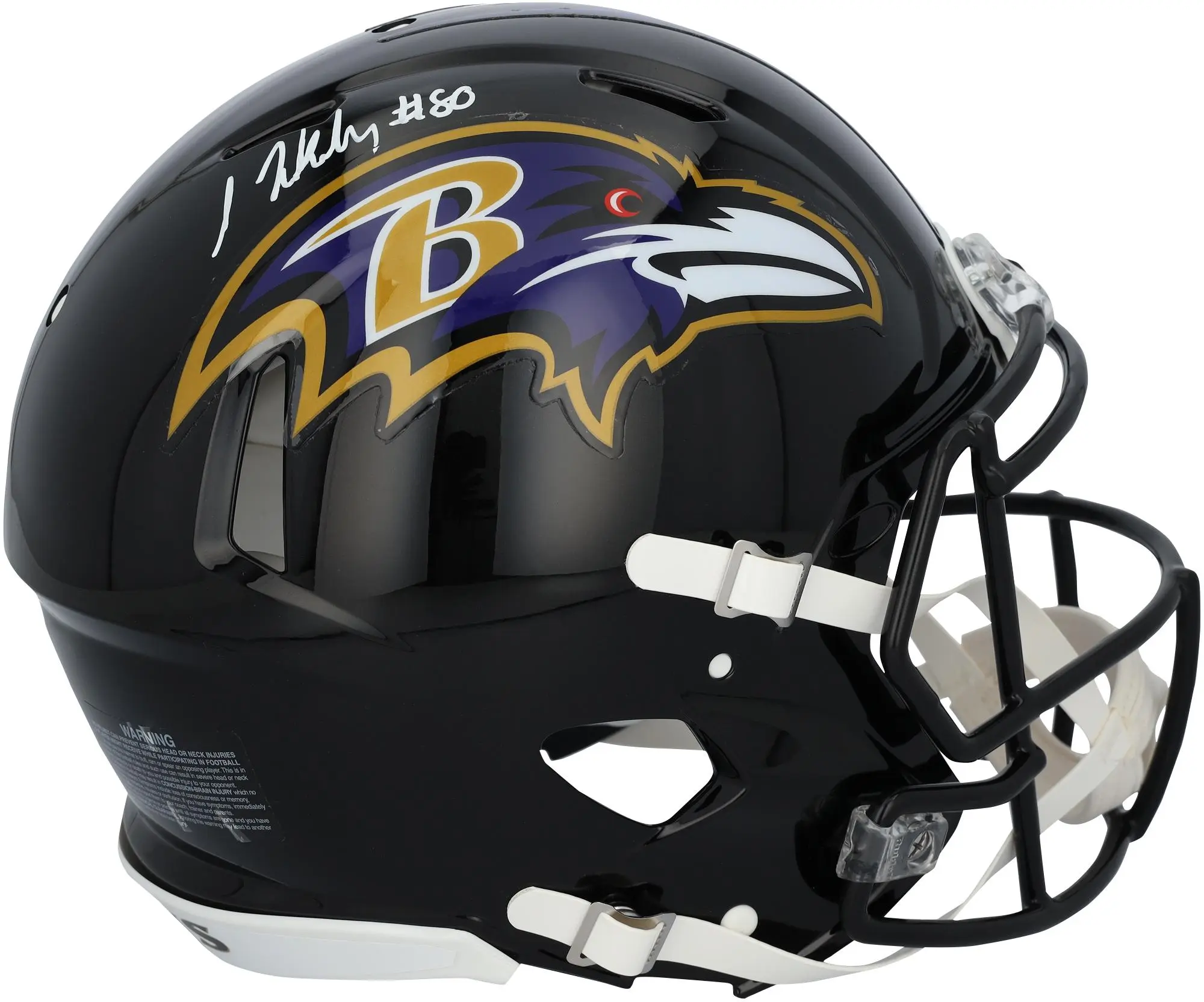 Isiah Likely Baltimore Ravens Autographed Riddell Speed Authentic Helmet - Fanatics Authentic Certified
