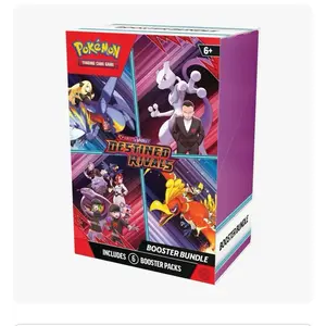 Pokémon TCG: Destined Rivals Booster Bundle - Includes 6 Booster Packs for Ages 6+