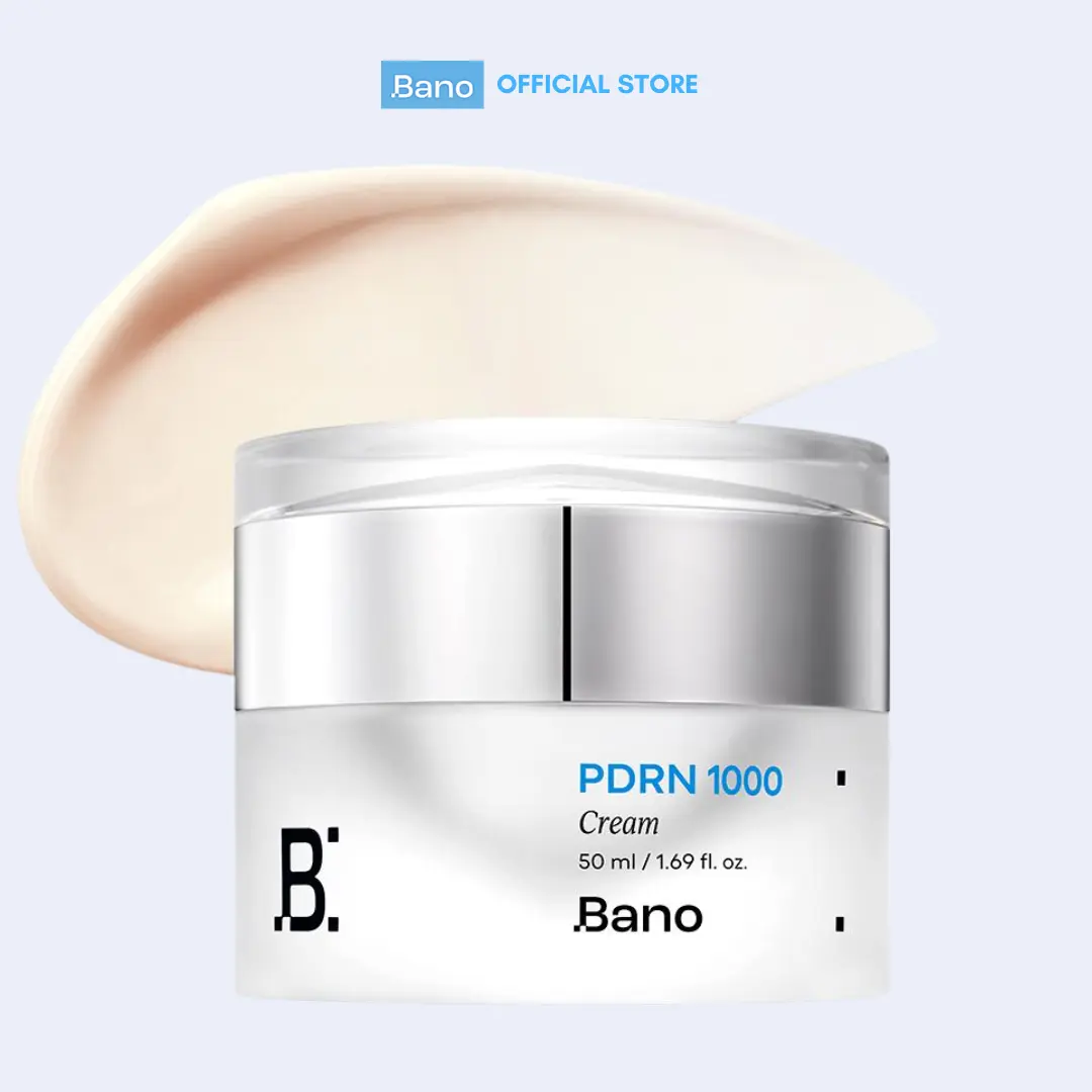 Bano PDRN 1000 Anti-Aging Cream - Collagen Synthesis, Skin Elasticity, Long-Lasting Moisture, Deep-Skin Firmness, 1.69 FL OZ / 50 ML