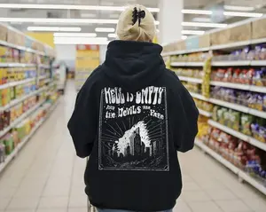 Shatter Me Hoodie | Hell Is Empty Aaron Warner Ignite Juliette Ferrars Sector 45 The Reestablishment Groovy Illustrated Bookish Sweatshirt