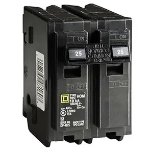 212 MAIN Square D HOM225CP Double Pole Circuit Breaker - 25A Capacity, 25a Rating for Large Home Appliance Parts & Accessories