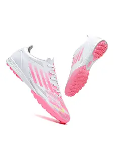 Women's New Professional Football Shoes, Lightweight Breathable TF Nails, Anti-Slip Durable Rubber Sole, Training Competition Outdoor Lawn Soccer Boots, Turf Shoes, Soccer Cleats