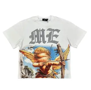 Mixed Emotion Angel Rhinestone Tee - STREATWEAR CLOTHING