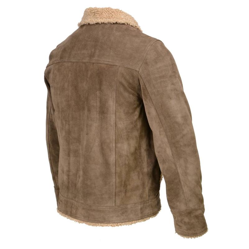 Milwaukee Leather Vintage Men's Classic Suede Leather Fashion Coat Jacket | SFM