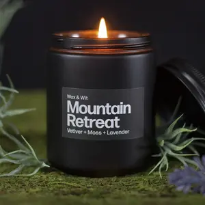 Wax & Wit Candles for Men, Gifts for Men, Manly Candles, Scented Candles for Men, Man Candles - 9oz Decor Freshener Decoration Aroma Ornaments Perfume