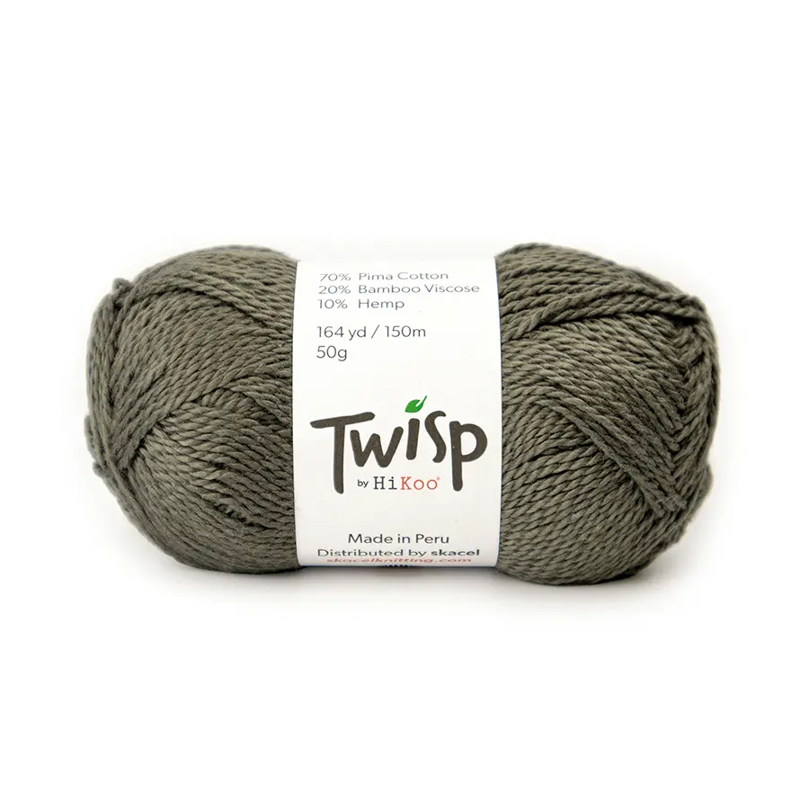 HiKoo Twisp Sport Pima Cotton Bamboo Rayon Hemp Knitting Yarn