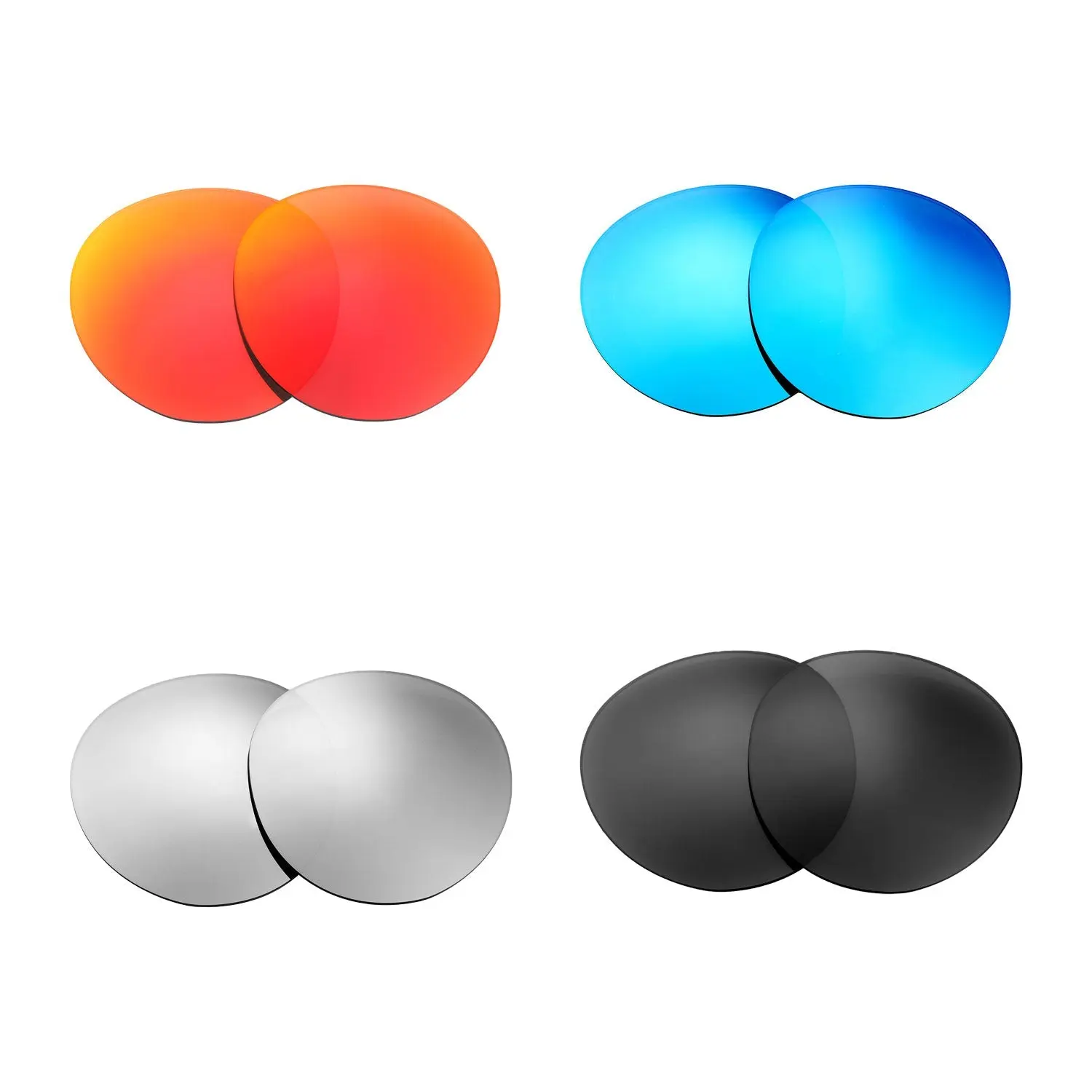 Walleva Replacement Lenses for Ray-Ban RB2447 (49mm)