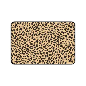 Stylish Animal Print Chetah Leopard Desk Mat, Home Office Decor, Desk Accessories, Gift for Her, Workstation Essentials