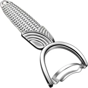 Stainless Steel Corn Peeler for Corn  the Cob Corn Kernel Stripper Remover Dishwasher Safe