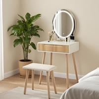 Wood Desk Small Vanity